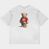 Kansas City Bear Oversized White Tee